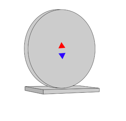 Фінішна тарілка МКПС для пневматичного пістолета
