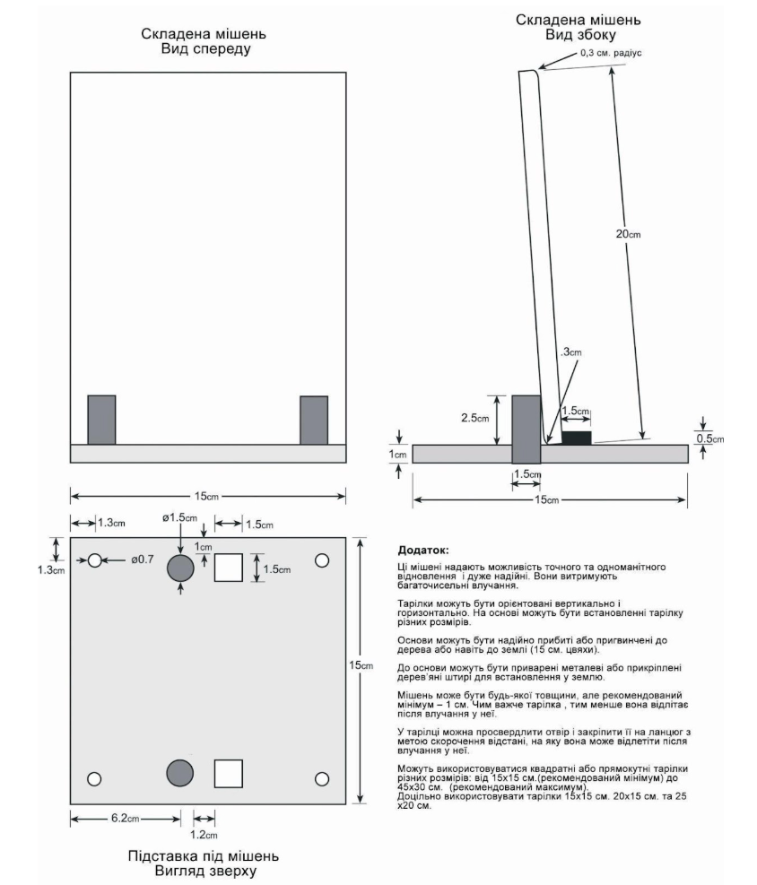 Металеві тарілки, що відокремлюються 